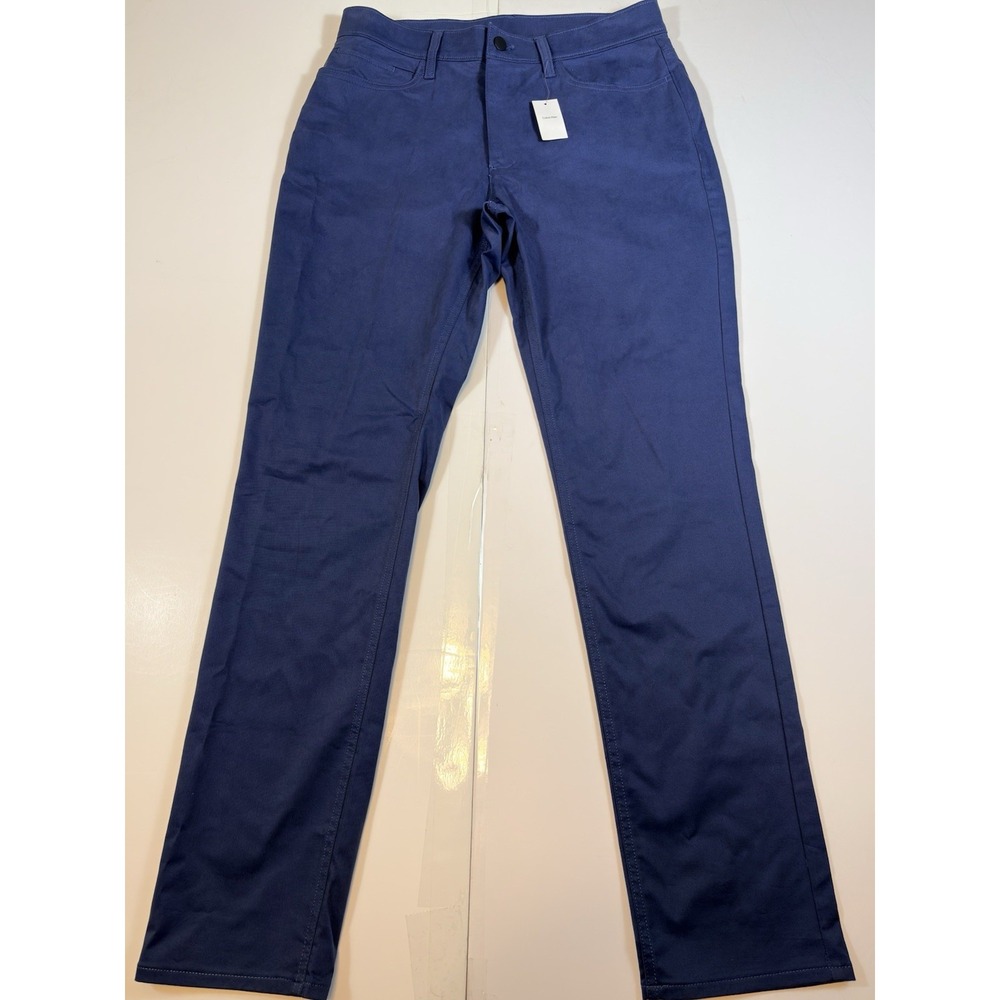 NWT -Calvin Klein Mens Logo Trousers Chino Casual Pants slim 31x32 blue MSRP $99